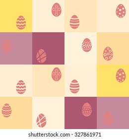 seamless background with Easter eggs for your design