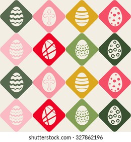 seamless background with Easter eggs for your design