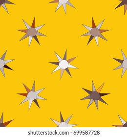  seamless background with eight-pointed stars