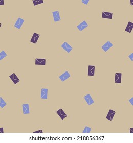 seamless background: envelope newsletter. Style Illustration Design