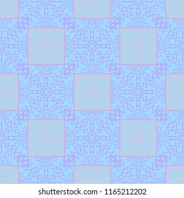 Seamless background.  Ethnic colorful vector background for wallpaper or cloth design. Abstract geometrical ethnic ornament with northern motifs. Vector texture.