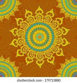  seamless background in ethnic style