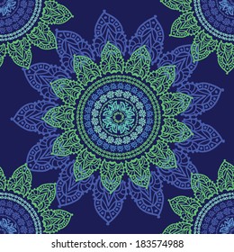 seamless background in ethnic style