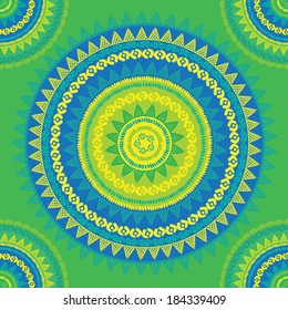 seamless background in ethnic style