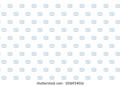 Seamless background eye chess order pattern