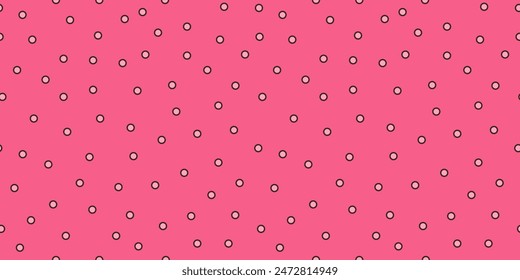 A seamless background featuring cake sprinkles. It showcases pink donut glaze, sweet cake elements, and donut confetti texture. This background design is perfect for posters, flyers, cards, and covers