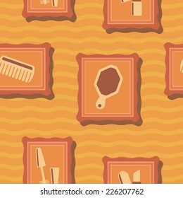seamless background with female stuff