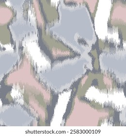 Seamless Background with fine detailed lines Stripes pastel Painted Lines. Texture  Dry Brush Strokes. Scribbled Grunge Rapport for Sportswear, Fabric, Wallpaper. Rustic Vector Background