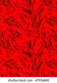 seamless background with floral element