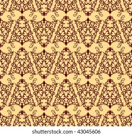 seamless background with floral ornament, element for design, vector illustration