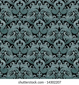 Seamless background from a floral ornament, Fashionable modern wallpaper or textile