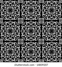 Seamless background from a floral ornament, Fashionable modern wallpaper or textile