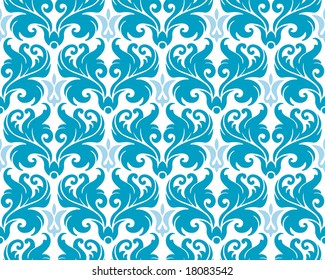 Seamless background from a floral ornament, Fashionable modern wallpaper or textile