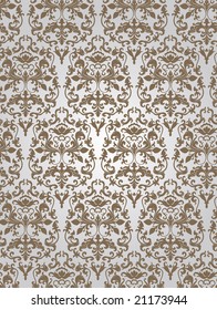 Seamless background from a floral ornament, Fashionable modern wallpaper or textile