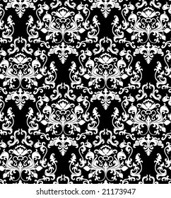 Seamless background from a floral ornament, Fashionable modern wallpaper or textile
