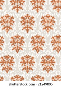 Seamless background from a floral ornament, Fashionable modern wallpaper or textile