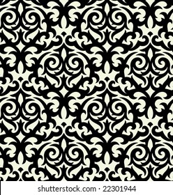 Seamless background from a floral ornament, Fashionable modern wallpaper or textile