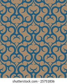 Seamless background from a floral ornament, Fashionable modern wallpaper or textile