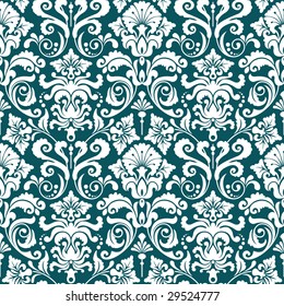 Seamless background from a floral ornament, Fashionable modern wallpaper or textile