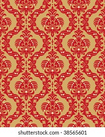 Seamless background from a floral ornament, Fashionable modern wallpaper or textile