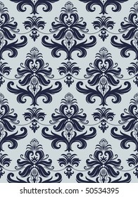 Seamless background from a floral ornament, Fashionable modern wallpaper or textile