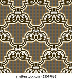 Seamless background from a floral ornament, Fashionable modern wallpaper or textile