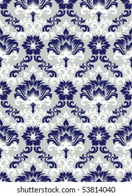 Seamless background from a floral ornament, Fashionable modern wallpaper or textile