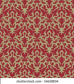 Seamless background from a floral ornament, Fashionable modern wallpaper or textile