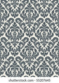 Seamless background from a floral ornament, Fashionable modern wallpaper or textile