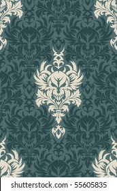 Seamless background from a floral ornament, Fashionable modern wallpaper or textile