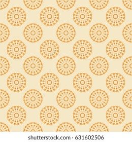Seamless background with floral ornament. Wallpaper pattern