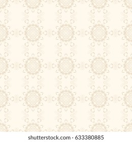 Seamless background with floral ornament. Wallpaper pattern