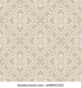 Seamless background with floral ornament. Wallpaper pattern