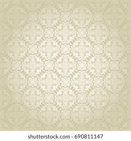 Seamless background with floral ornament. Wallpaper pattern