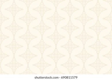 Seamless background with floral ornament. Wallpaper pattern