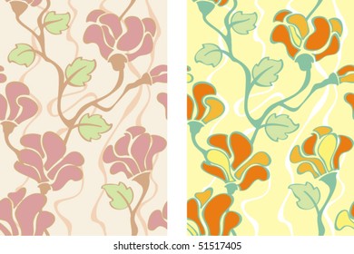 seamless background floral pattern