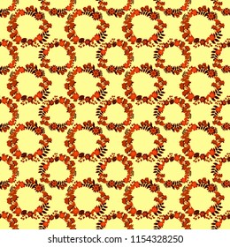 Seamless background floral pattern. Abstract flowers in black, blue and violet colors. Vector illustration.