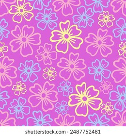 Fondo inconsútil, patrón floral. Сfondo moderno minimalista contemporáneo lindo