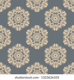 Seamless background with floral pattern. Floral ornament on background. Wallpaper pattern