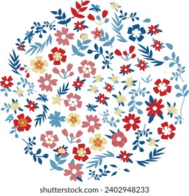 Nahtloser Hintergrund, Blumenmuster mit Aquarellblumen, rosa und blau. Wiederholen Sie die Textur der Tapete. Perfekt für verpacktes Papier