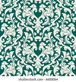 Seamless background from a flower ornament, Fashionable modern wallpaper or textile