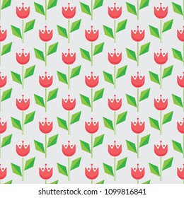 Seamless background of flowers