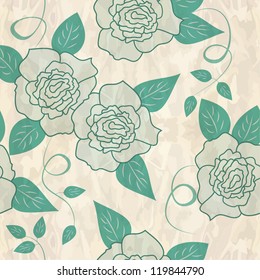 seamless background with flowers