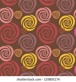 seamless background with flowers