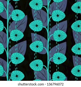 seamless background with flowers