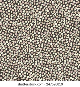 Seamless background with flowers.