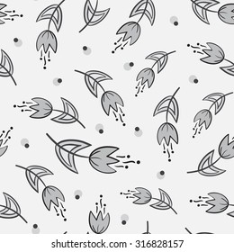 Seamless background of flowers