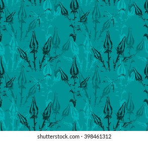 Seamless background with flowers.