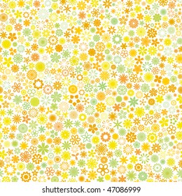 Seamless background with flowers.