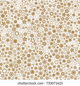 Seamless background with flowers. Flower theme. Elegant template for fashion prints. Vector illustration. 